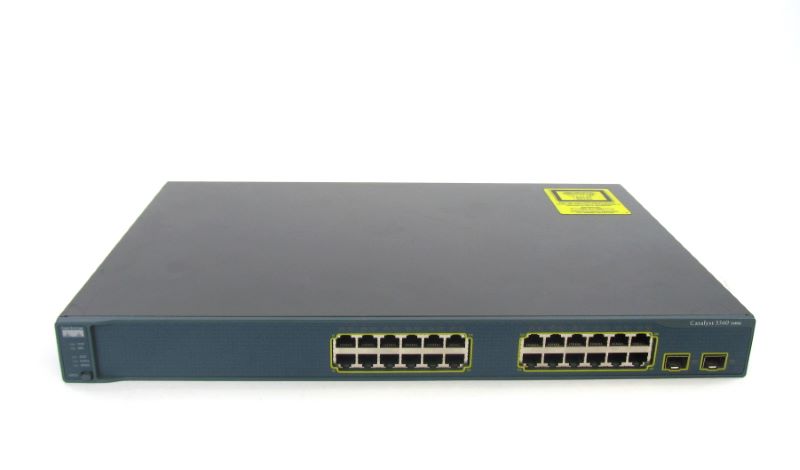 Cisco WS-C3560-24TS-E 24 10/100 Base TX ports, 2 1000 Base X (requires ...