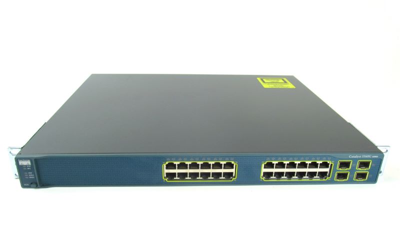 Lot of 2 Cisco WS-C3560G-24TS-S 24 Port 10/100/1000 Switch
