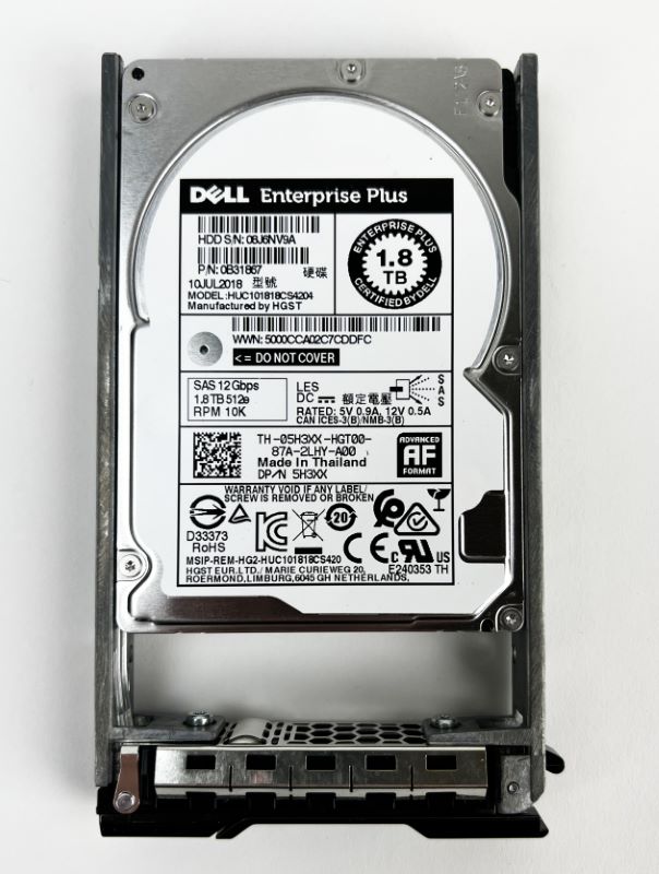 Dell Compellent 5H3XX 1.8TB 10k 2.5