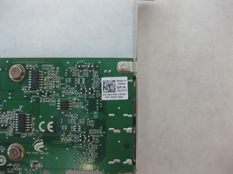Dell NVIDIA Quadro NVS295 256MB PCI-E NVS 295 X175K
