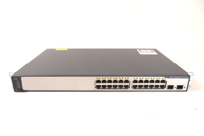 Cisco WS-C3750V2-24TS-E 24 Ethernet 10/100 2 SFP-based Gigabit