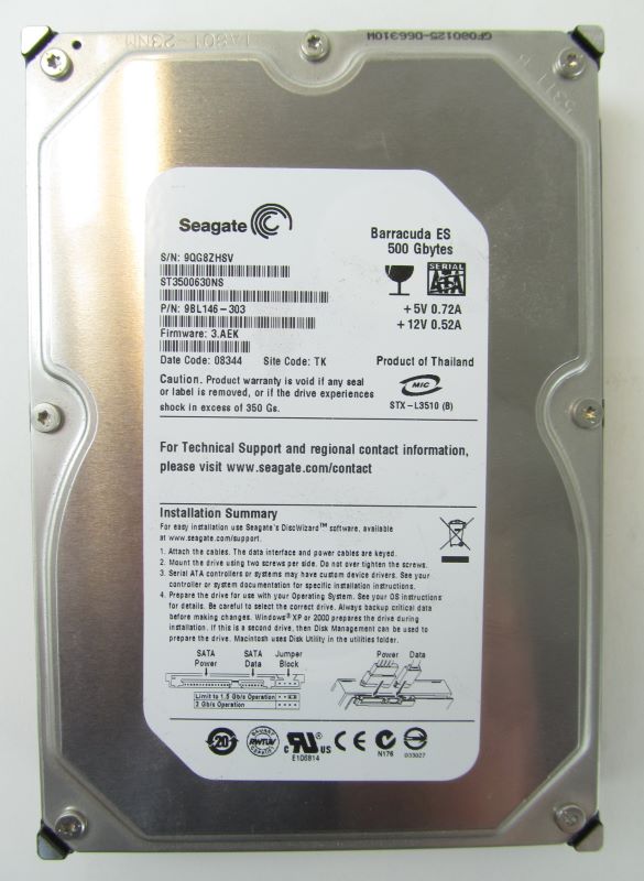 Seagate ST3500630NS