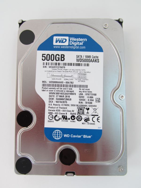 Western Digital WD5000AAKS-00A7B2