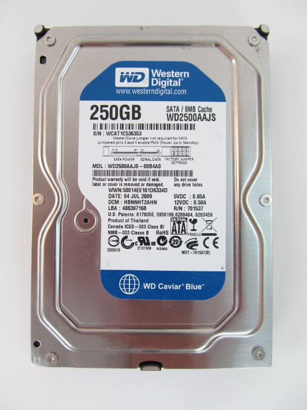 western Digital WD2500AAJS-00B4A0